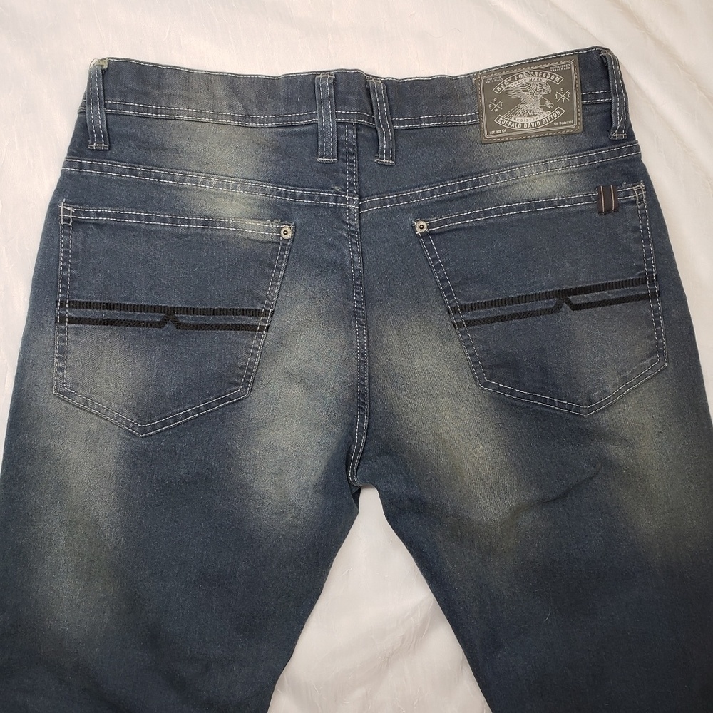 Buffalo David Bitton Cast Green Basic Slim Strech - image 6